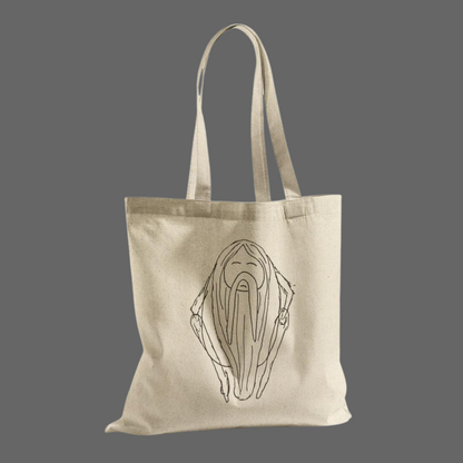 Bearded Gypsy Cotton Tote Bag