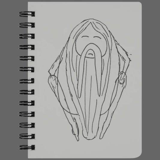 Bearded Gypsy Spiral Notebook