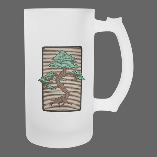 Bonsai Frosted Beer Stein