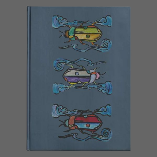 Bugs of a Feather Hardcover Notebook