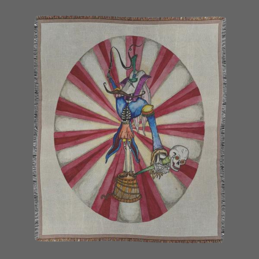 Rodent Circus Woven Blanket