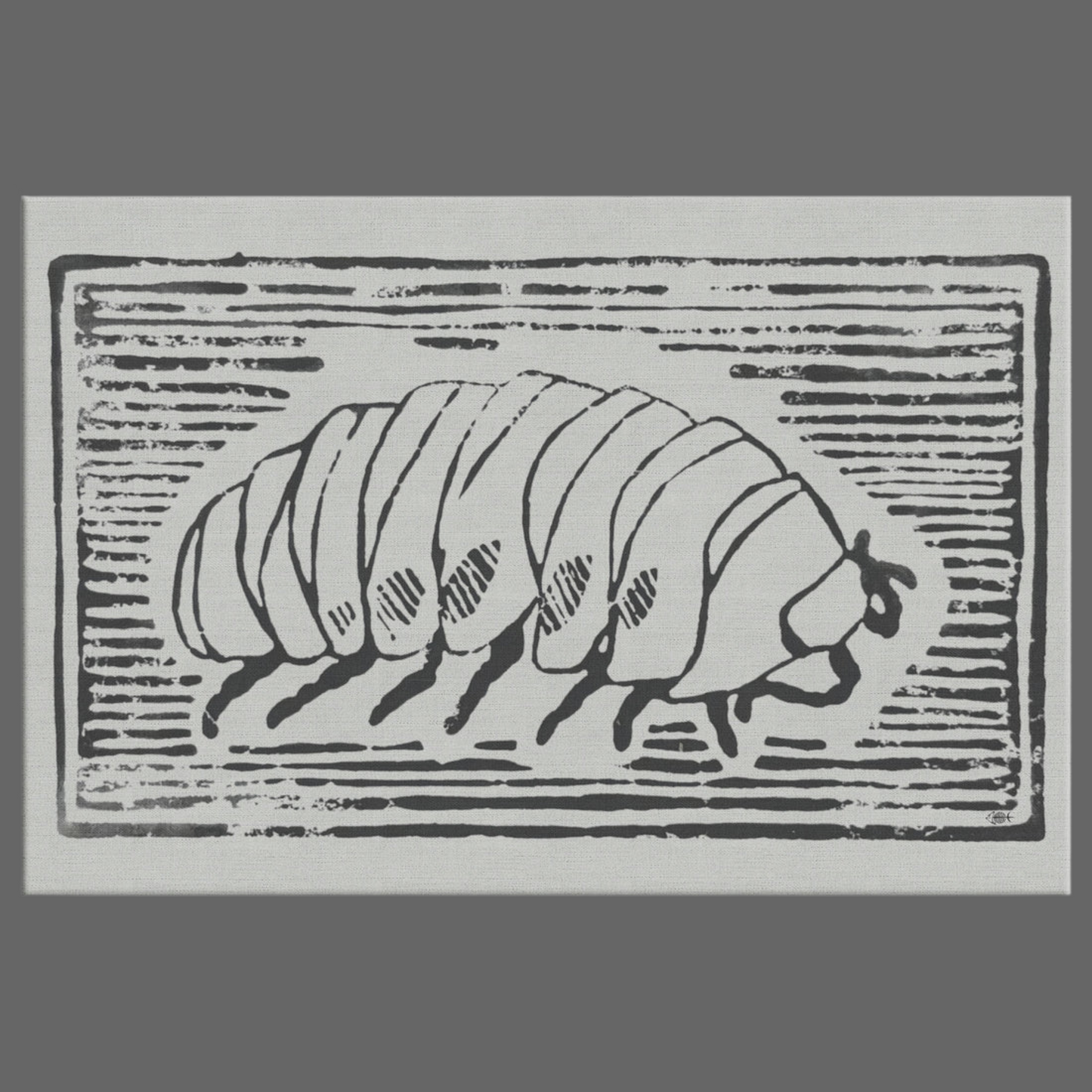 Isopod Rectangle Canvas Wrap