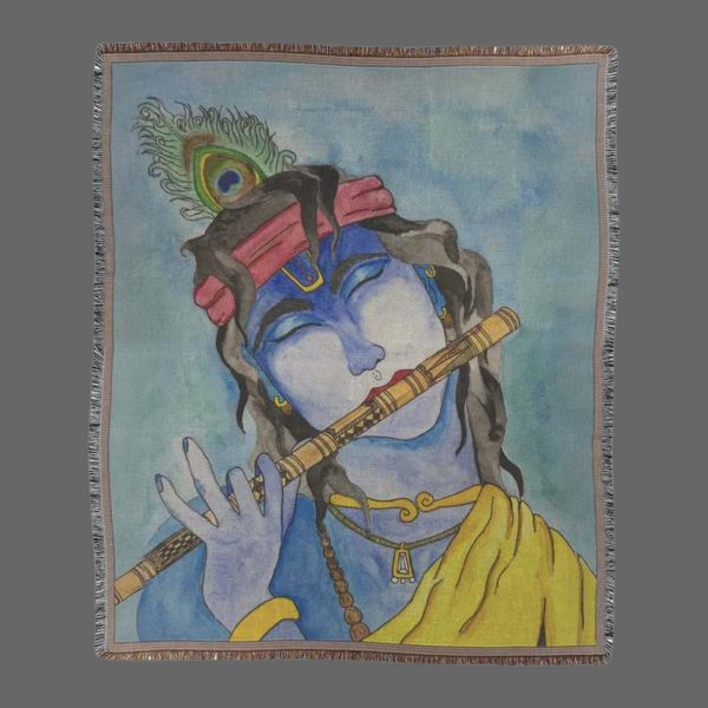 Krishna Woven Blanket