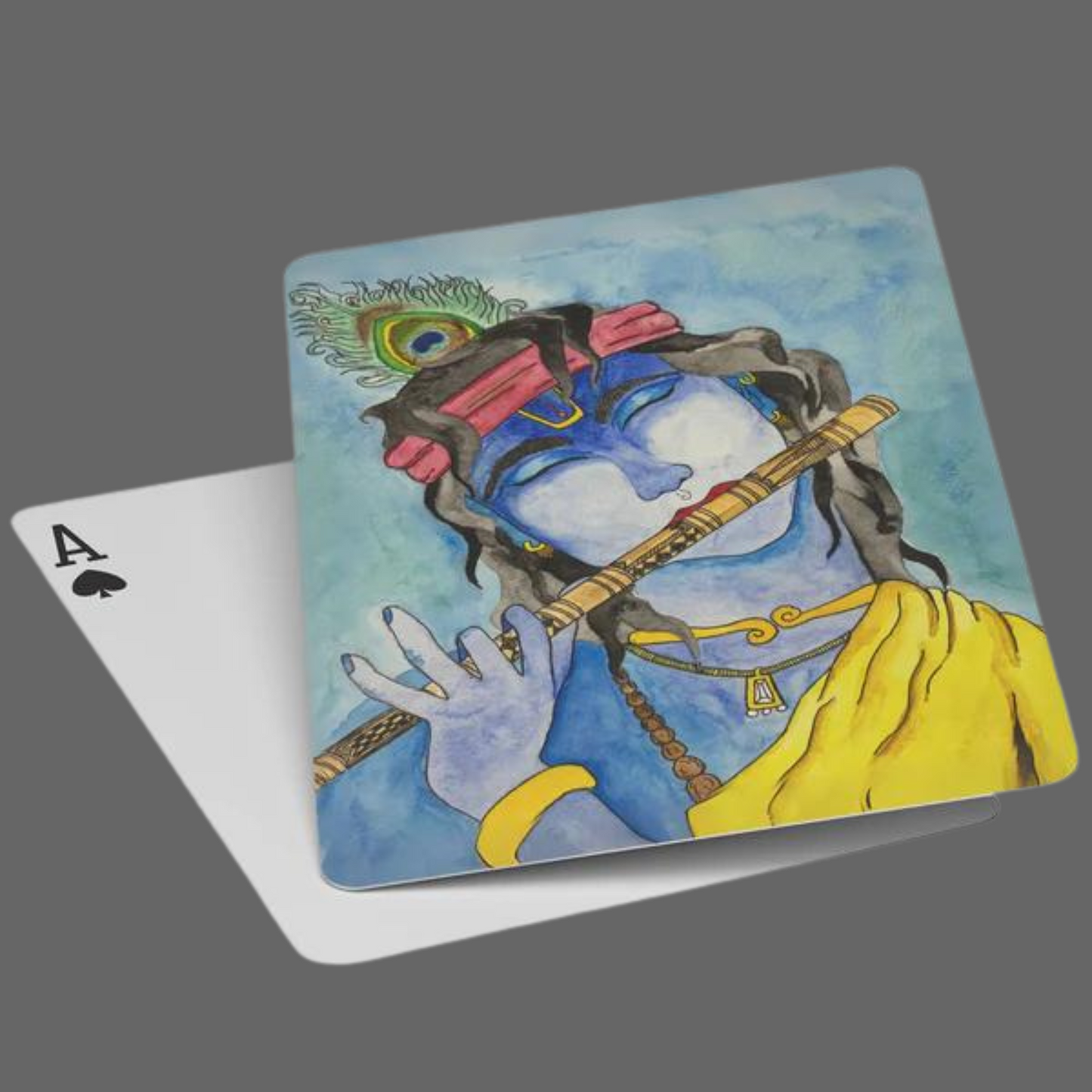 Krishna Playing Cards