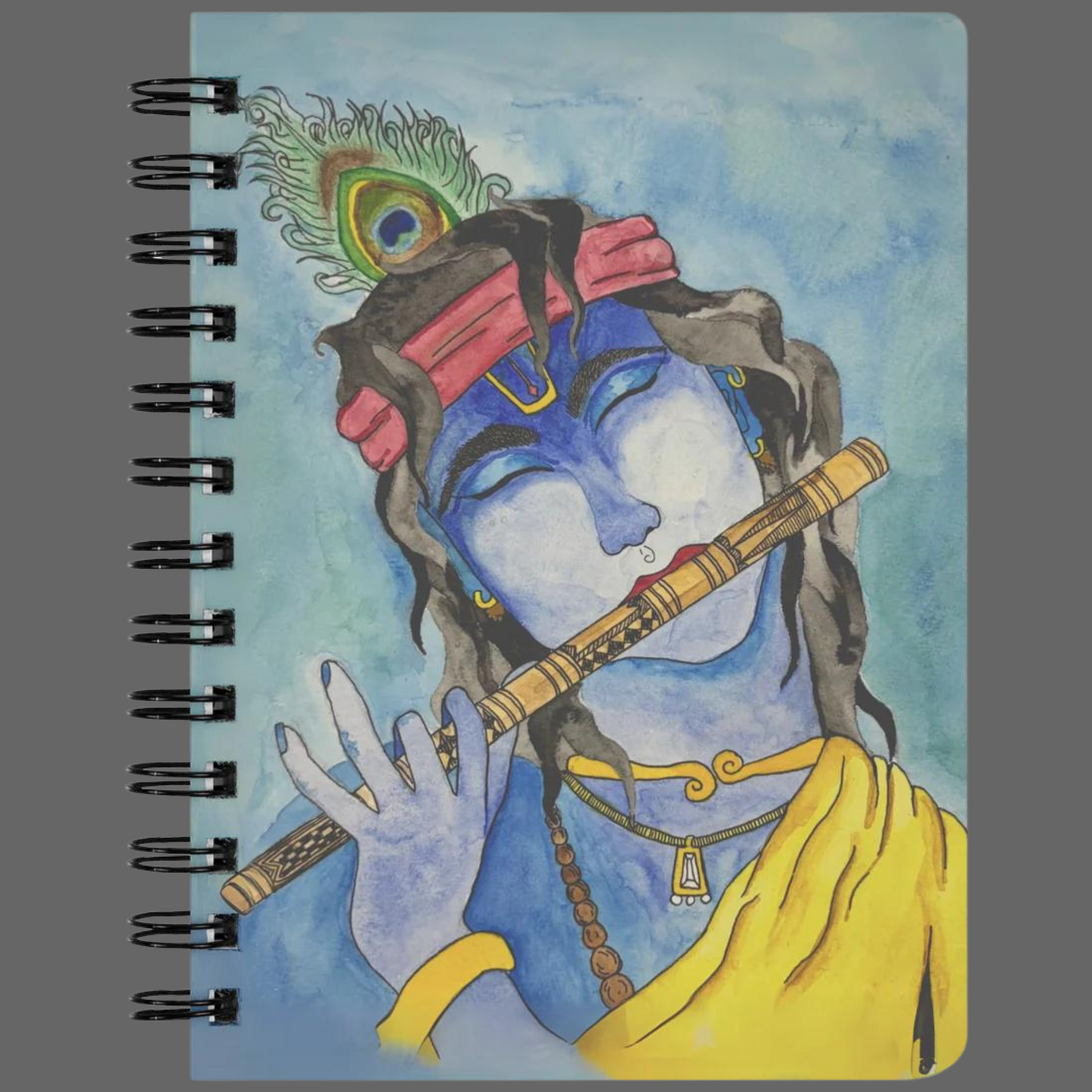 Krishna Spiral Notebook