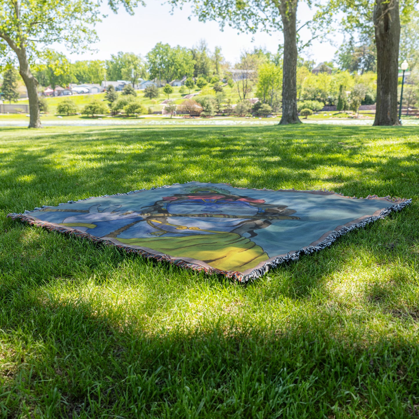 Krishna Woven Blanket