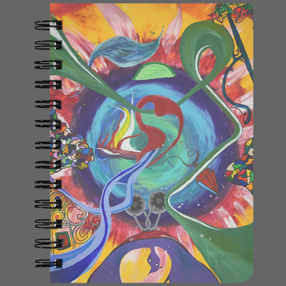 Making Happy Cry Spiral Notebook