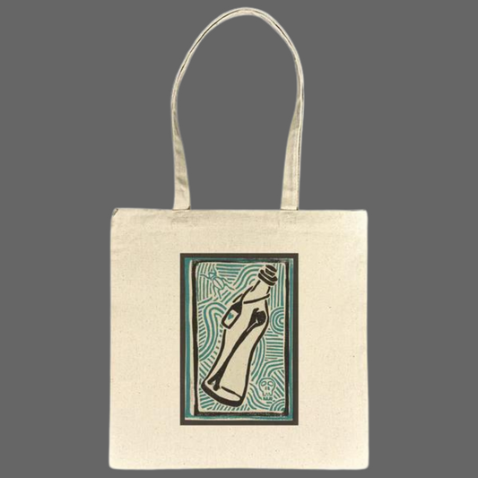 Message in a Bottle Cotton Tote Bag