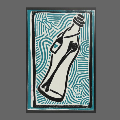 Message in a Bottle 8x12 Poster