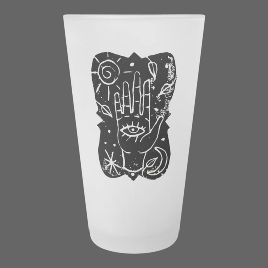 Metaphysical Vision Frosted Pint Glass