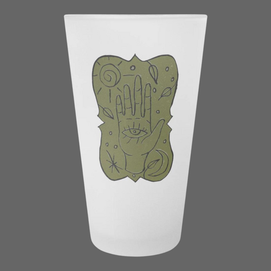 Metaphysical Vision Frosted Pint Glass