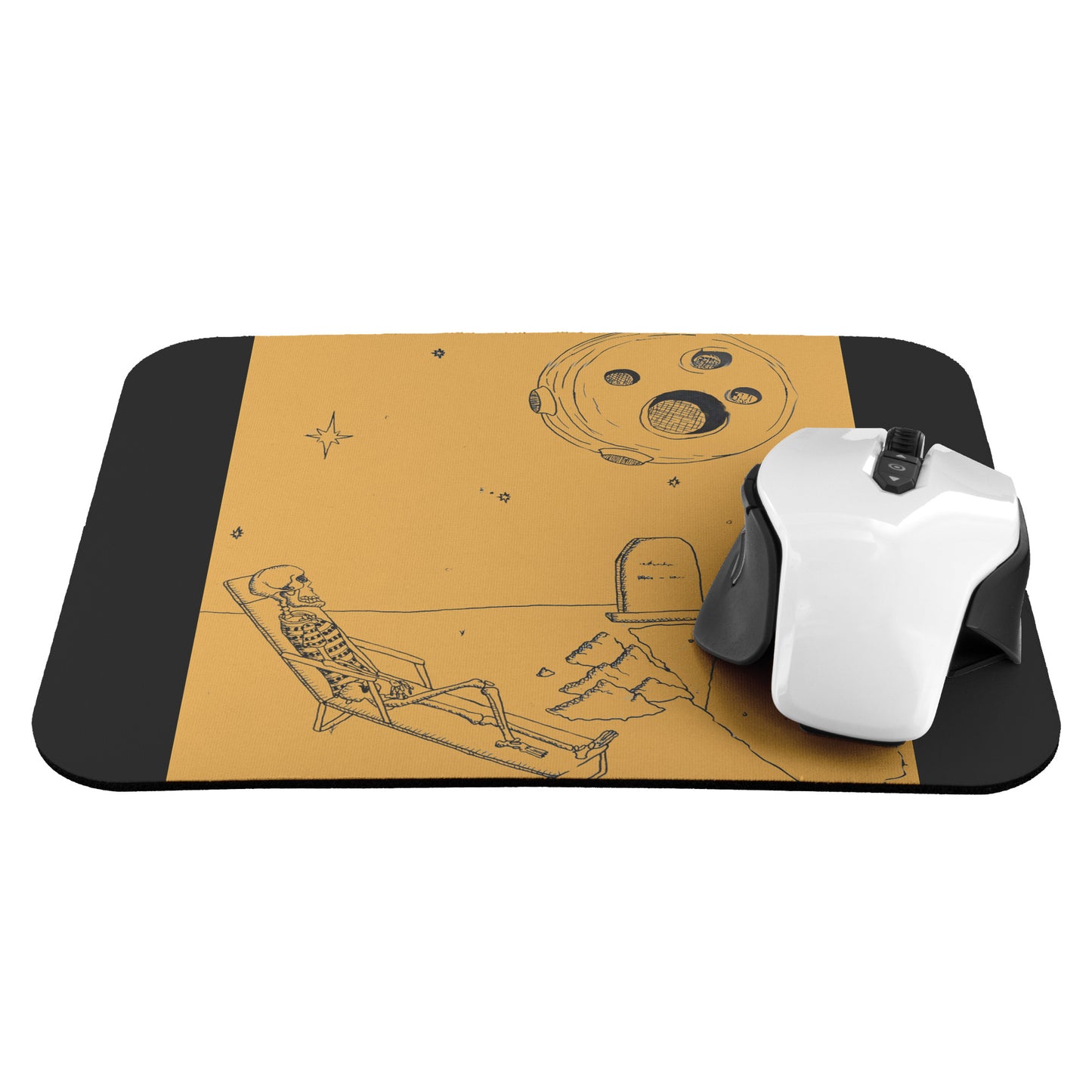 Moon Bathing Mousepad