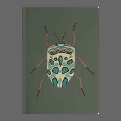 Needlepoint Beetle Paperback Notebook