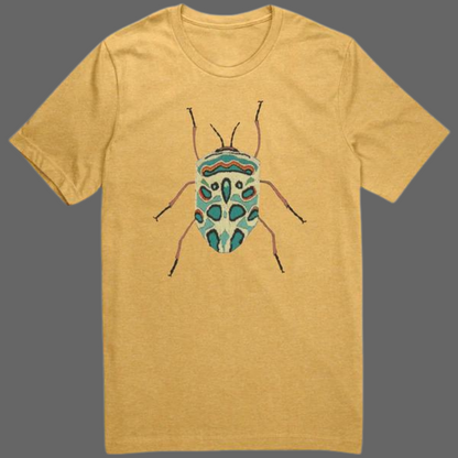 Needlepoint Beetle Canvas CVC T Shirt