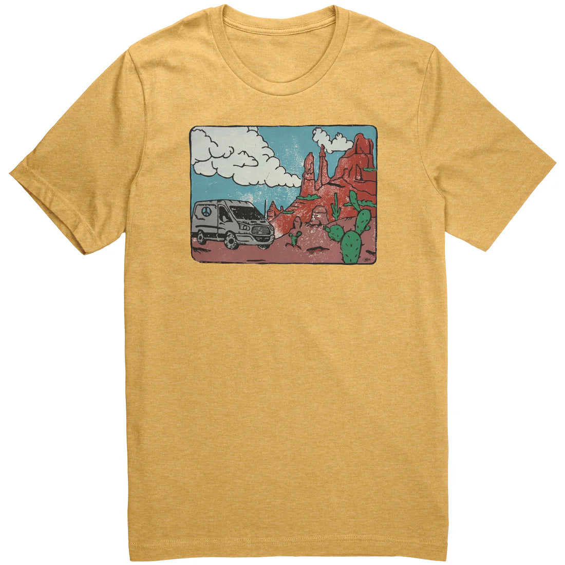 Sedona Canvas CVC T Shirt