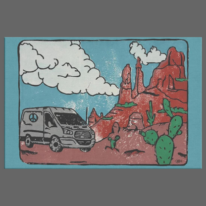 Sedona Rectangle Canvas Wrap