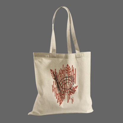 Slow and Steady Cotton Tote Bag