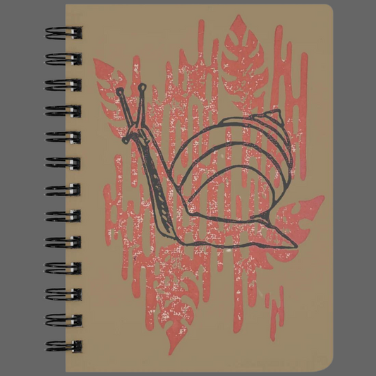 Slow and Steady Spiral Notebook