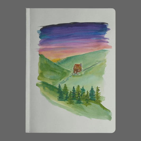 Solitary Bliss Paperback Notebook