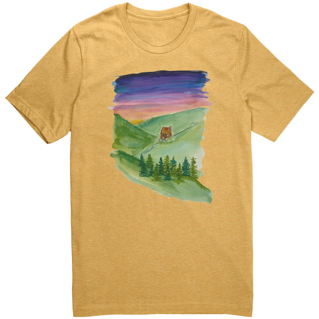 Solitary Bliss Canvas CVC T Shirt