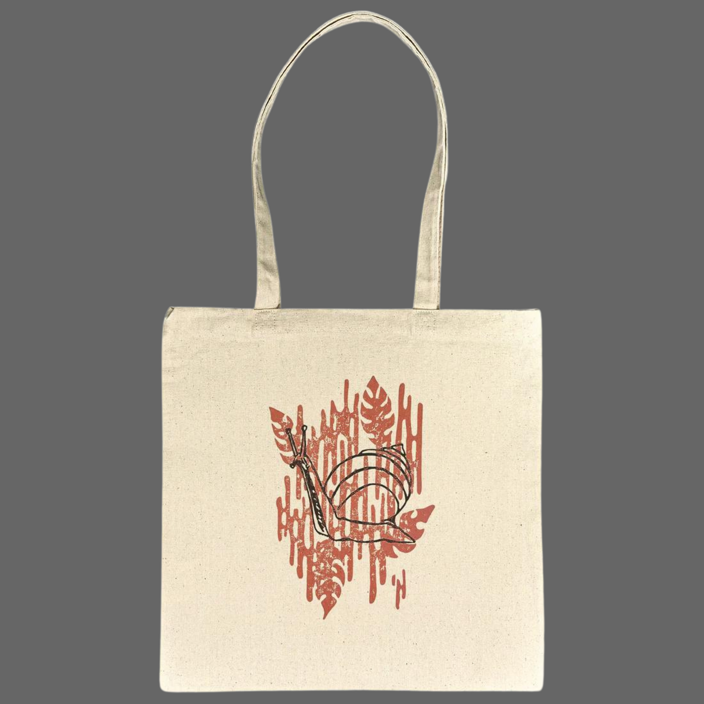 Slow and Steady Cotton Tote Bag