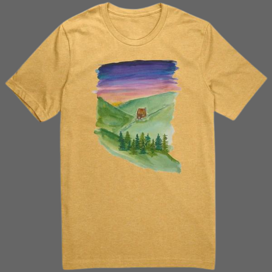 Solitary Bliss Canvas CVC T Shirt