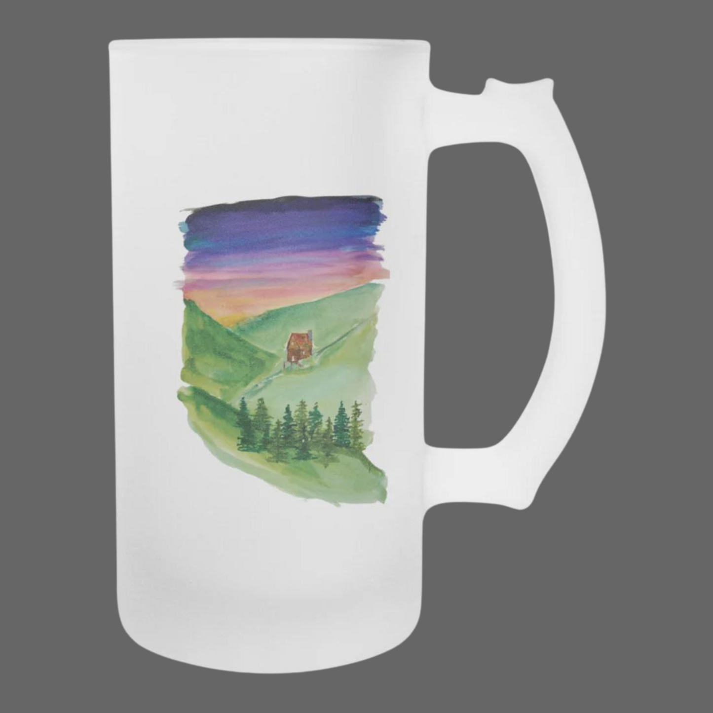 Solitary Bliss Frosted Beer Stein