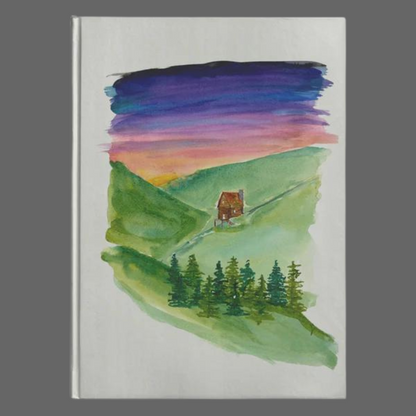 Solitary Bliss Hardcover Notebook