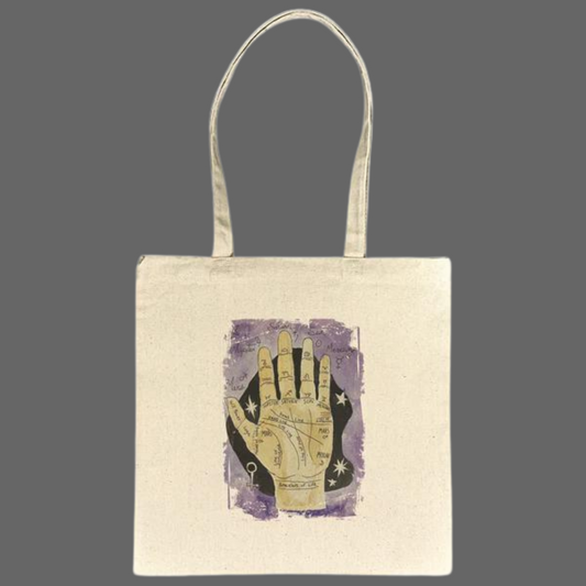 Zodiac Palm Cotton Tote Bag